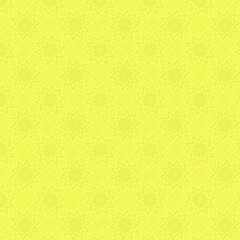 Yellow starburst geometric seamless pattern with soft gradients, bright energetic background perfect for wrapping, textiles, and cheerful décor.