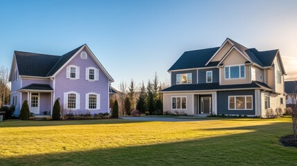 Two homes side by side, both for sale