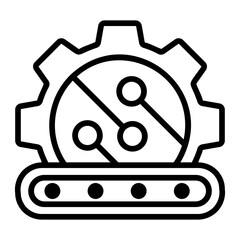 conveyor Line Icon