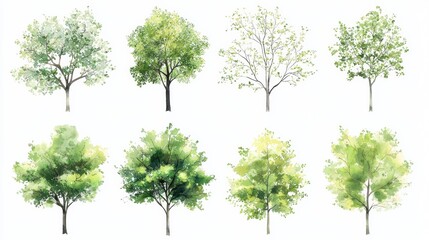 Obraz premium A delicate and collection of spring tree