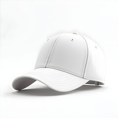 Fototapeta premium 3D-Rendered White Cap with Soft Lighting and Clean Aesthetic 