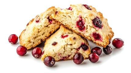 classic cranberry scones featuring golden-brown
