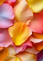 Beautiful Flower Petals Close-up Photo for Nature Concepts and Backgrounds