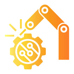 robotic Gradient icon