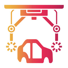Obraz premium car Gradient icon