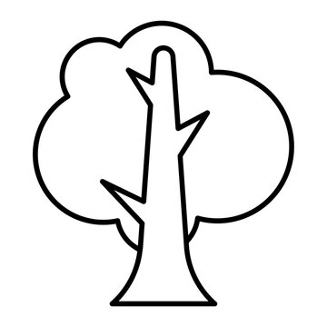 recommend clip art: forest tree outline icon