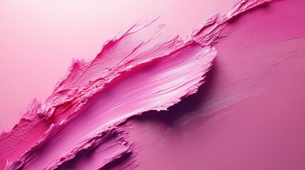 Pink paint stroke abstract art