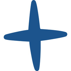 blue doodle illustration