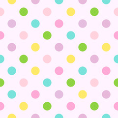Polka dot Decor Seamless Pattern