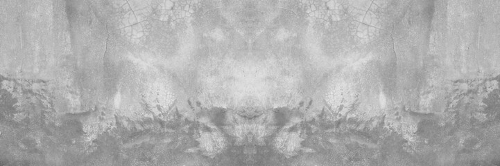 Old wall panorama texture cement dirty gray with black  background abstract grey and silver color design are light with white background.