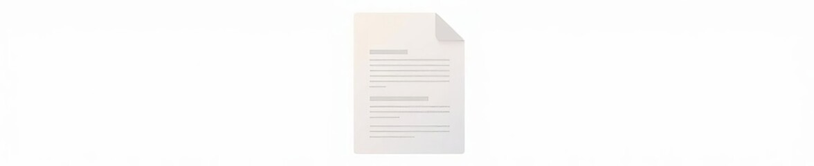 Flat design document icon isolated on white background, background, isolated