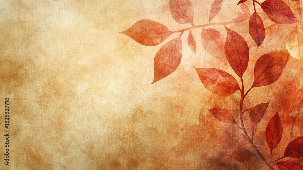 Fototapete warm earth tones and organic patterns create a bohemian backdrop perfect for artistic expressions an