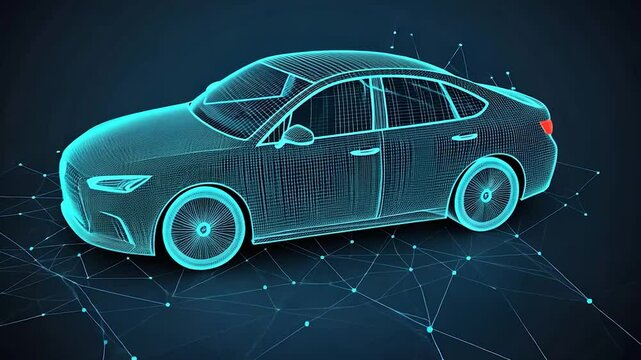 Digital Car Design, Wireframe, Virtual Platform