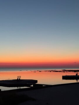 sunset at the beach