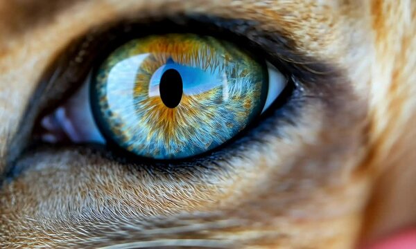 Close-up of an eye with intricate details