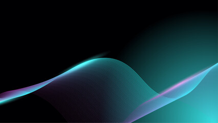 Elegant gradient violet wavy net background