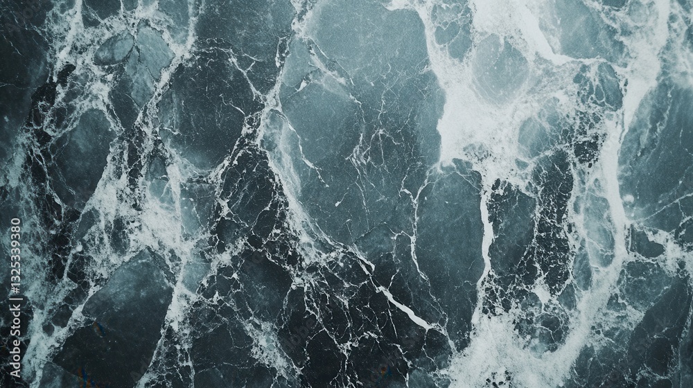 Poster elegant gray marble texture with subtle white veins perfect for professional backgrounds or sophisti