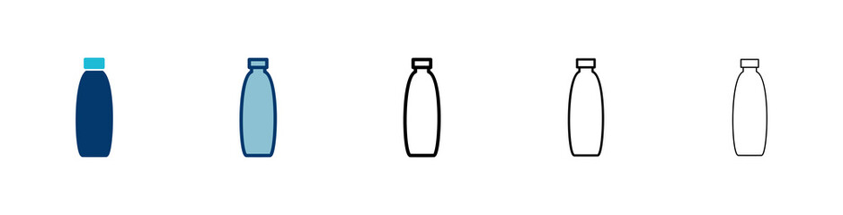 Bottle icon vector isolated on white background. Bottle vector icon