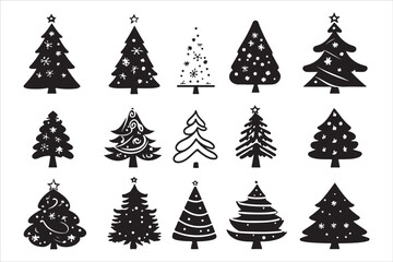 Christmas Tree Vector Collection
