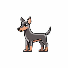 dog cartoon vector