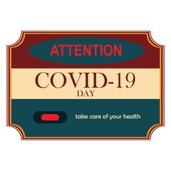 National COVID-19 Day sticker