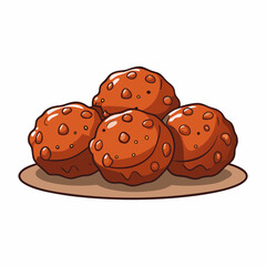 vector illustration of a bread