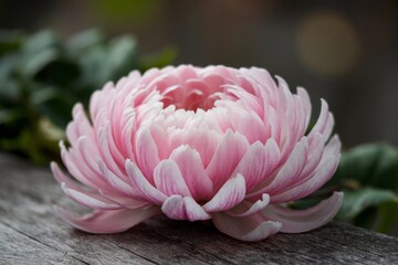 a spring flower with pink and white petals