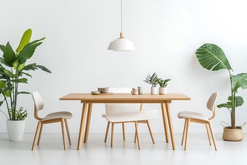 Modern Minimalist Dining Room Interior Design