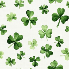 Repetitive background seamless pattern for St. Patrick’s Day.