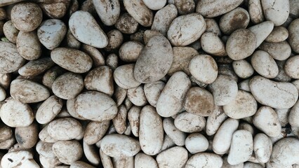 Natural River Stones Background