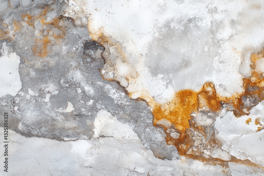 Aufkleber rustic marble texture featuring gray and white tones with subtle food stains for culinary background
