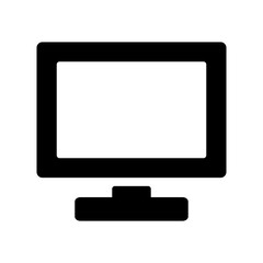 デスクトップパソコンのアイコンイラスト