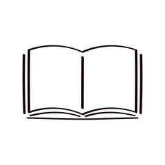 手描きの本のイラスト