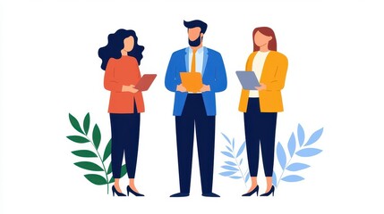 HR team discussing a new wellbeing app for employees, integrating mental health checkins, fitness tracking, and mindfulness resources