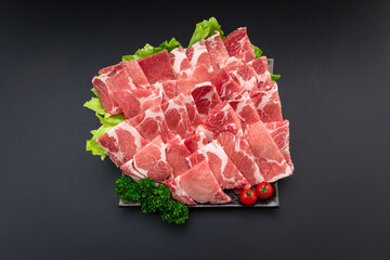 豚肩ロース肉　焼肉用　Pork shoulder loin for yakiniku