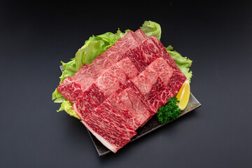牛肉　ウデ肉　焼肉カット　Beef, shoulder meat, yakiniku cut