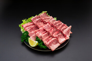 焼肉用　国産黒毛和牛　バラ肉　Domestic Japanese Black Beef Belly for Yakiniku