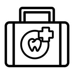 dentist Line Icon