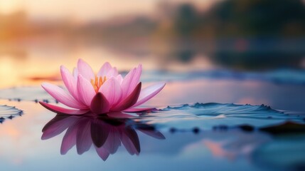 A macro shot of a single dewdrop on a rose petal, reflecting the surrounding garden.