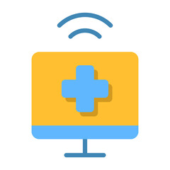 Fototapeta premium Telemedicine Icon