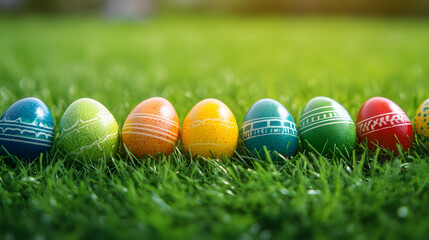 easter, grass, egg, spring, eggs, holiday, nature, decoration, green, color, food, celebration, colorful, season, chicken, yellow, seasonal, meadow, tradition, flower, traditional, hunt, colored, apri