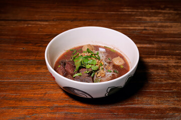 Savoring authentic beef noodle soup a rustic culinary delicacy