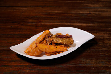 Deliciously baked sweet potatoes kitchen food photography rustic close-up comfort food