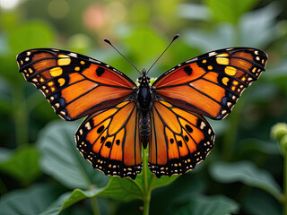 Fototapeta premium Macro shot of a butterfly wing