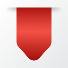 Vibrant Red Gradient Label Tag Vector Illustration for Sale and Promotion 07