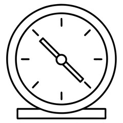 vector illustration of a clock icon