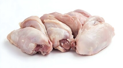 Chicken offal isolated on white background