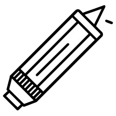 vector illustration of a pencil and eraser