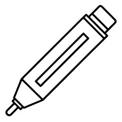 vector illustration of a pencil and eraser