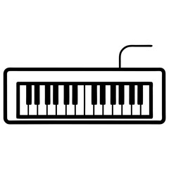 vector illustration of a keyboard